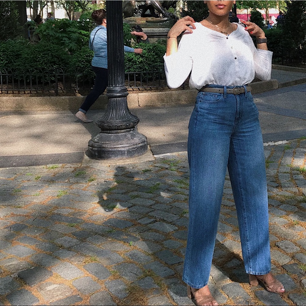 UNIQLO wide leg jeans